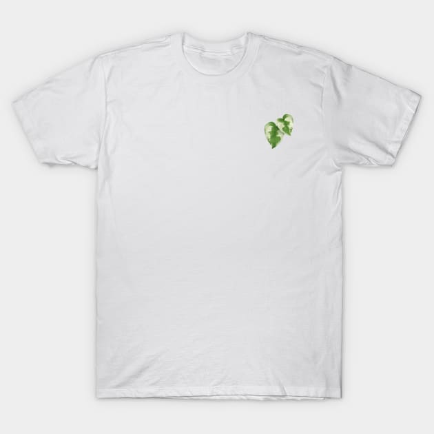 Pothos Njoy Leaf T-Shirt by Khotekmei